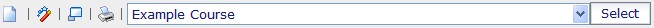 Course toolbar